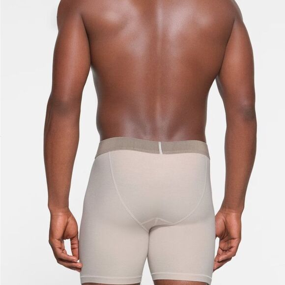 SKIMS Mens 5” Boxer Briefs 3 Pack Fawn Multi S NWT IN PACKAGE - Picture 2 of 5
